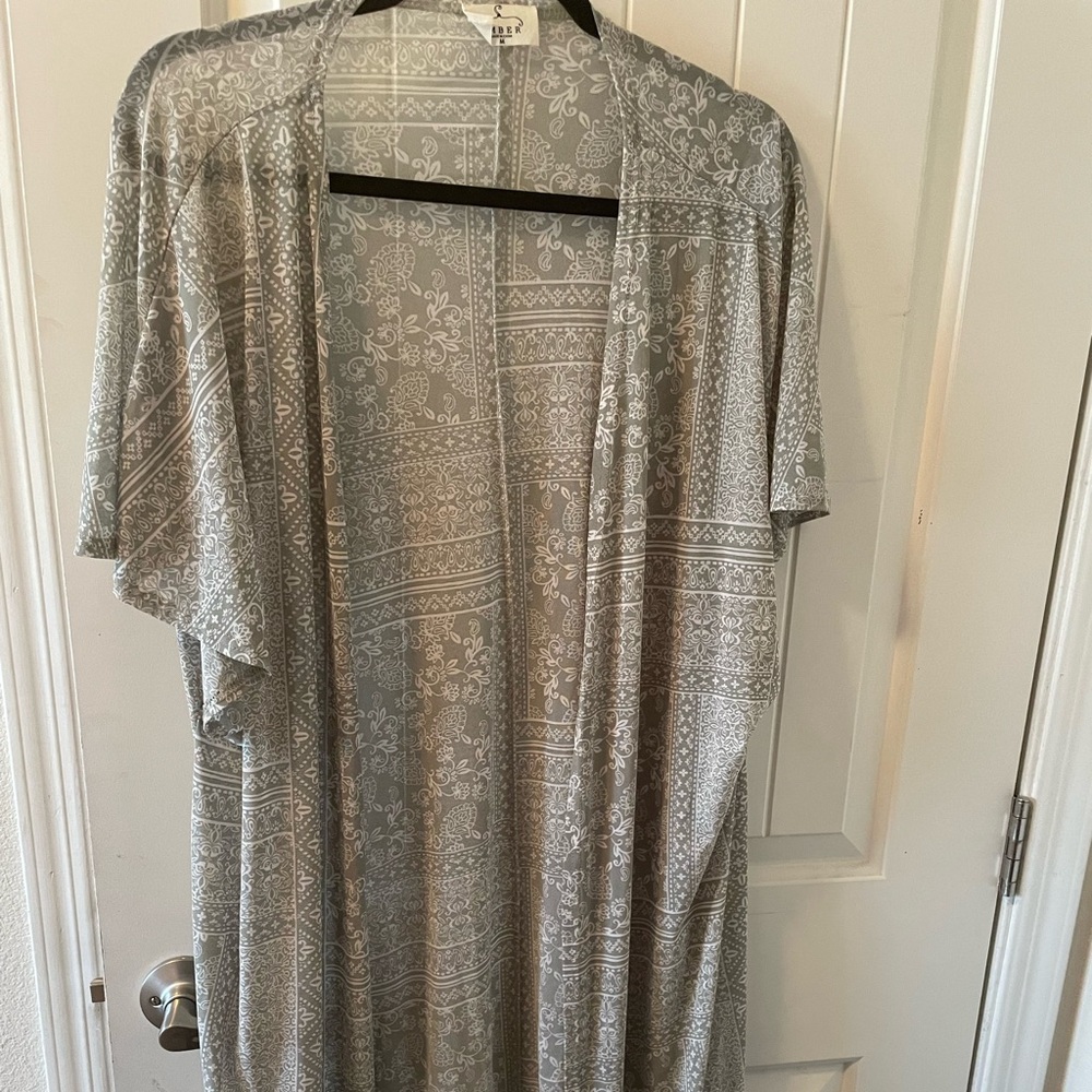 Beautiful and fun cardigan style wrap